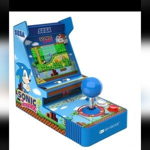 My Arcade Sonic The Hedgehog Joystick Player 2in1 Sega Classic Arcade 6+ New